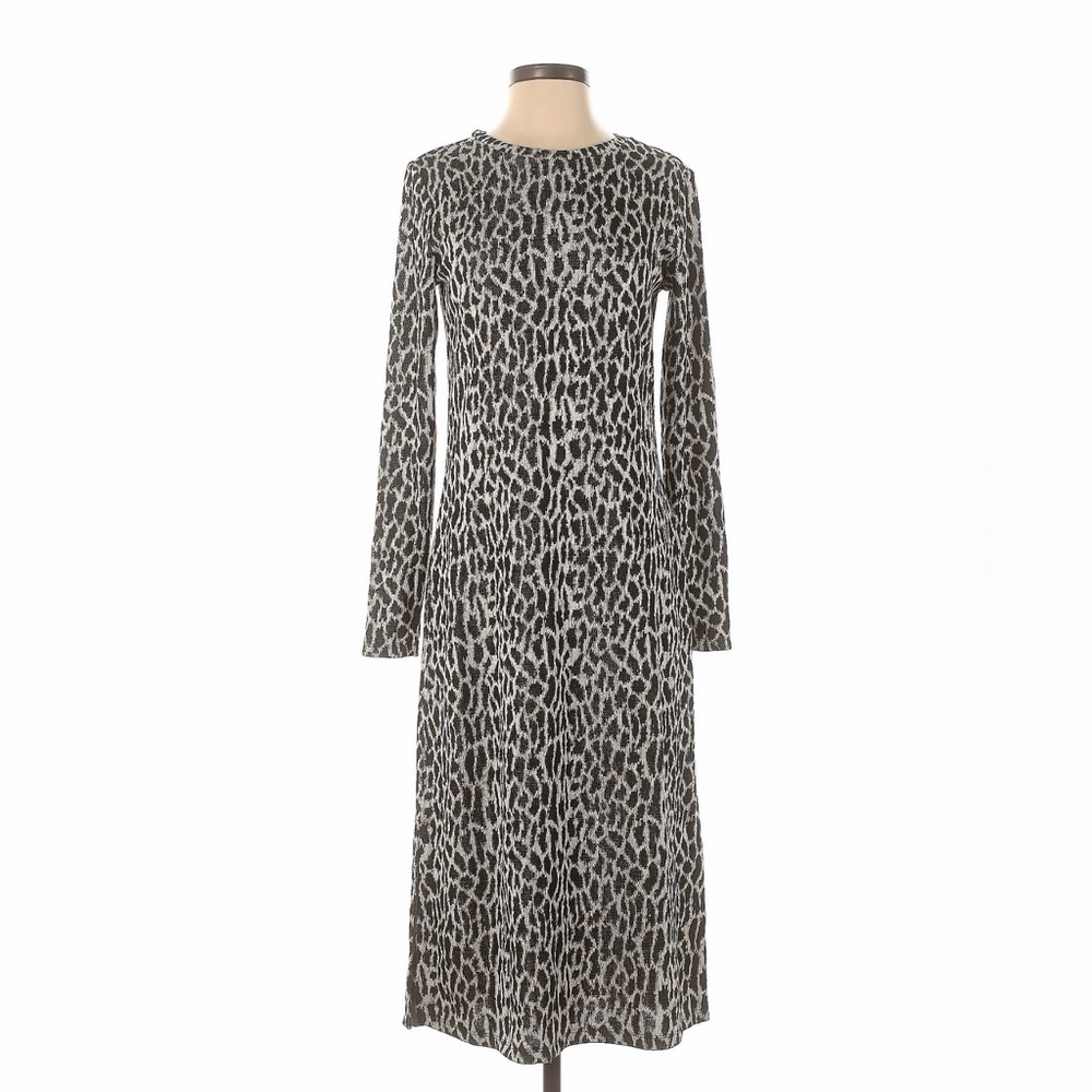 NWOT Ann Taylor Loft knit leopard print dress